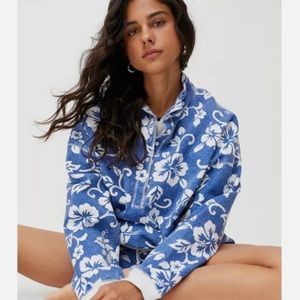 Nwt Urban Outfitters out from under jacintha reverse henley sweatshirt top